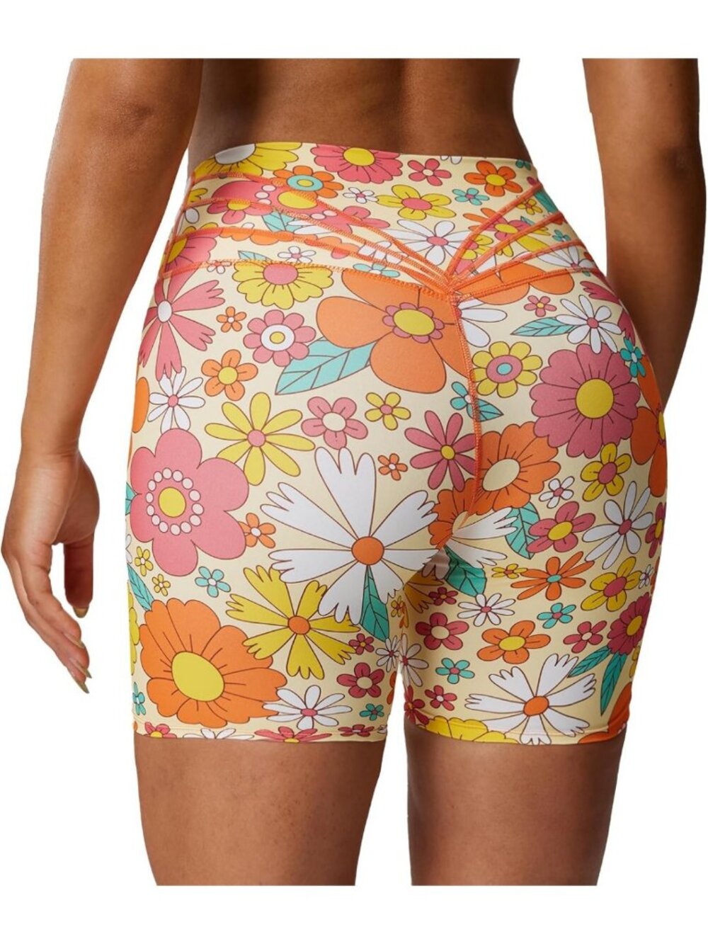 Aoxjox Trinity High-Waist Biker Shorts 6